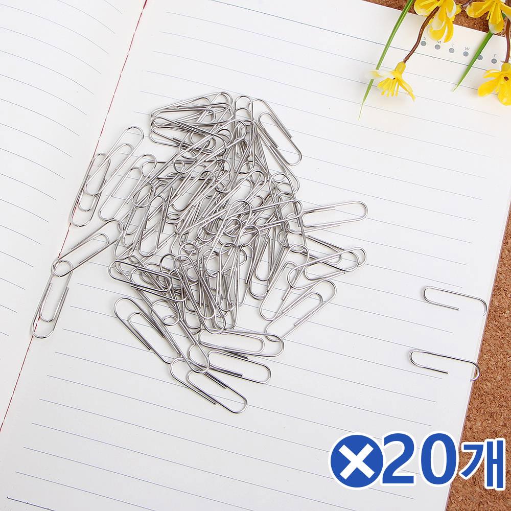 다용도 사무실소품 클립 2.8cmx20개 서류정리