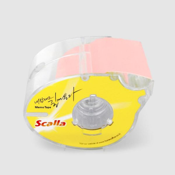 Scalla 재접착 롤메모지 MT-48D(12개입) 핑크