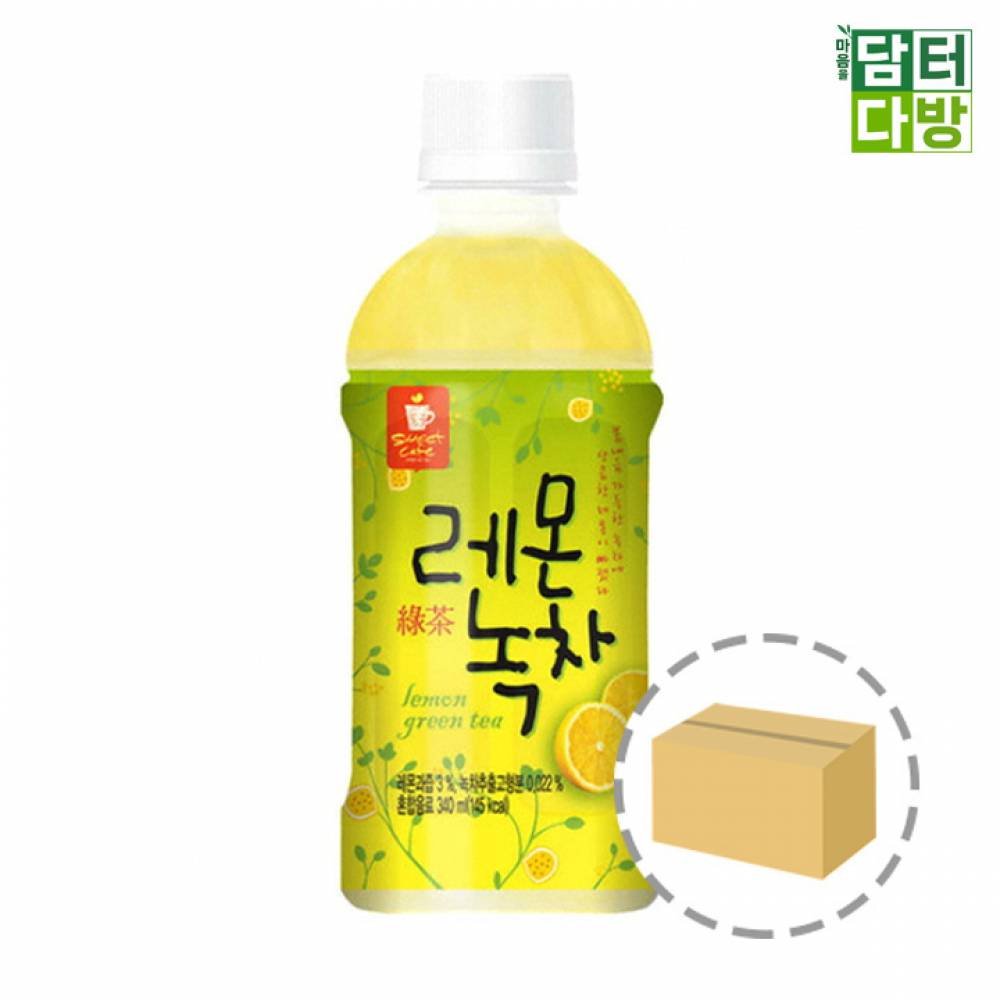 웰그린 레몬녹차 340ml (20페트) x 2박스