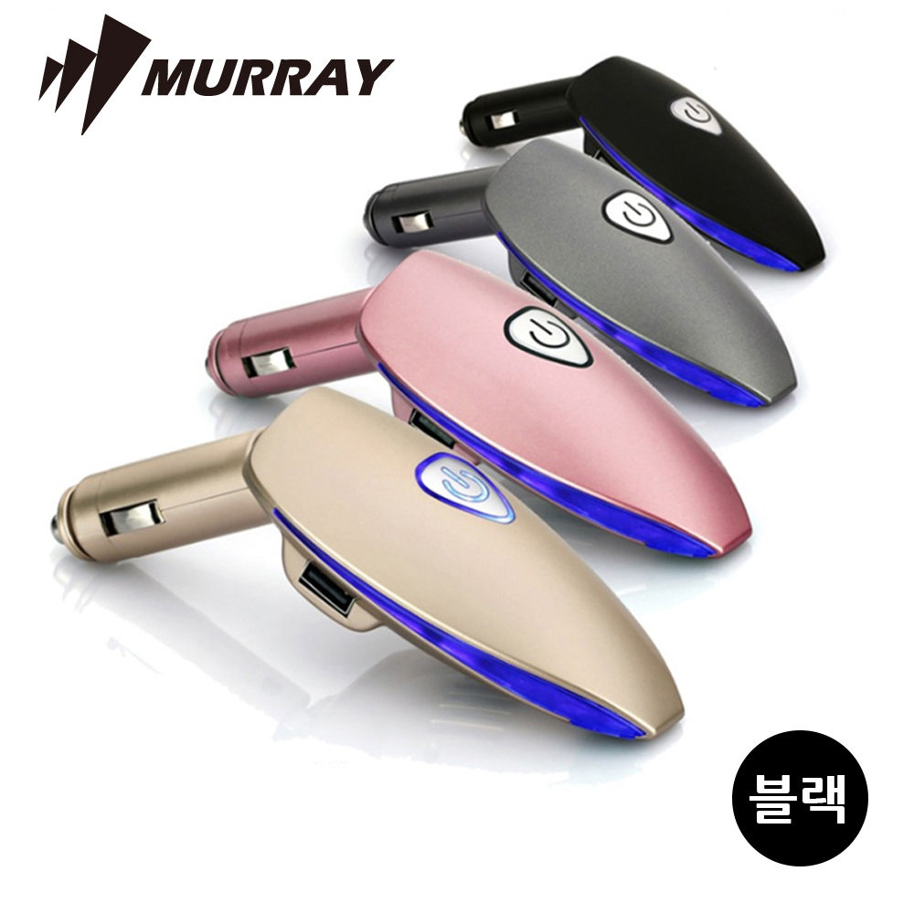 시거잭 공기청정기 F-22 블랙 차량용품 정화기 차량용