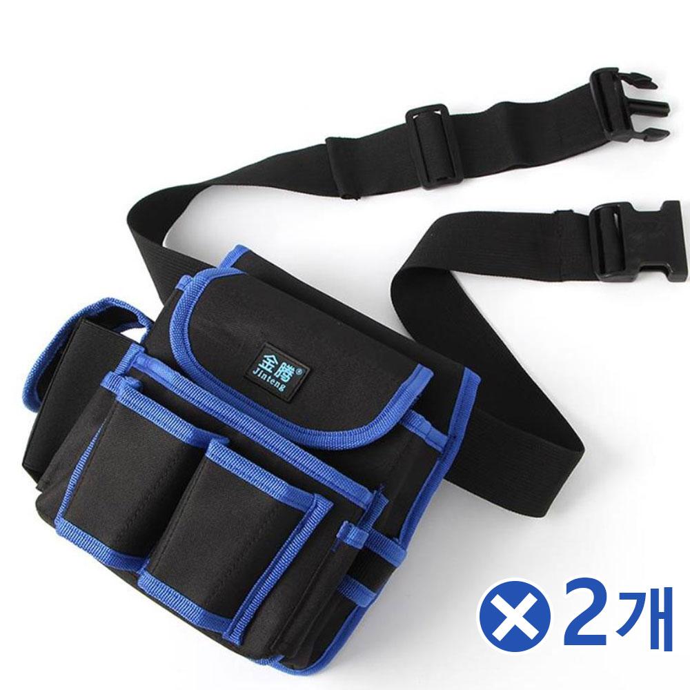 산업용품 테크 터프 공구벨트 블루x2개 공구집