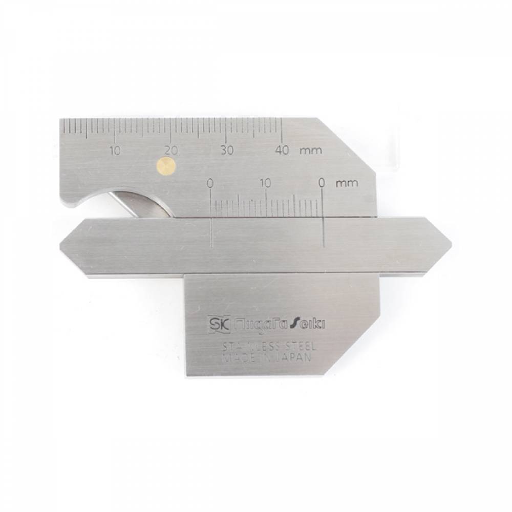 SK 용접게이지 각장게이지 용접자 WG-1 눈금40mm