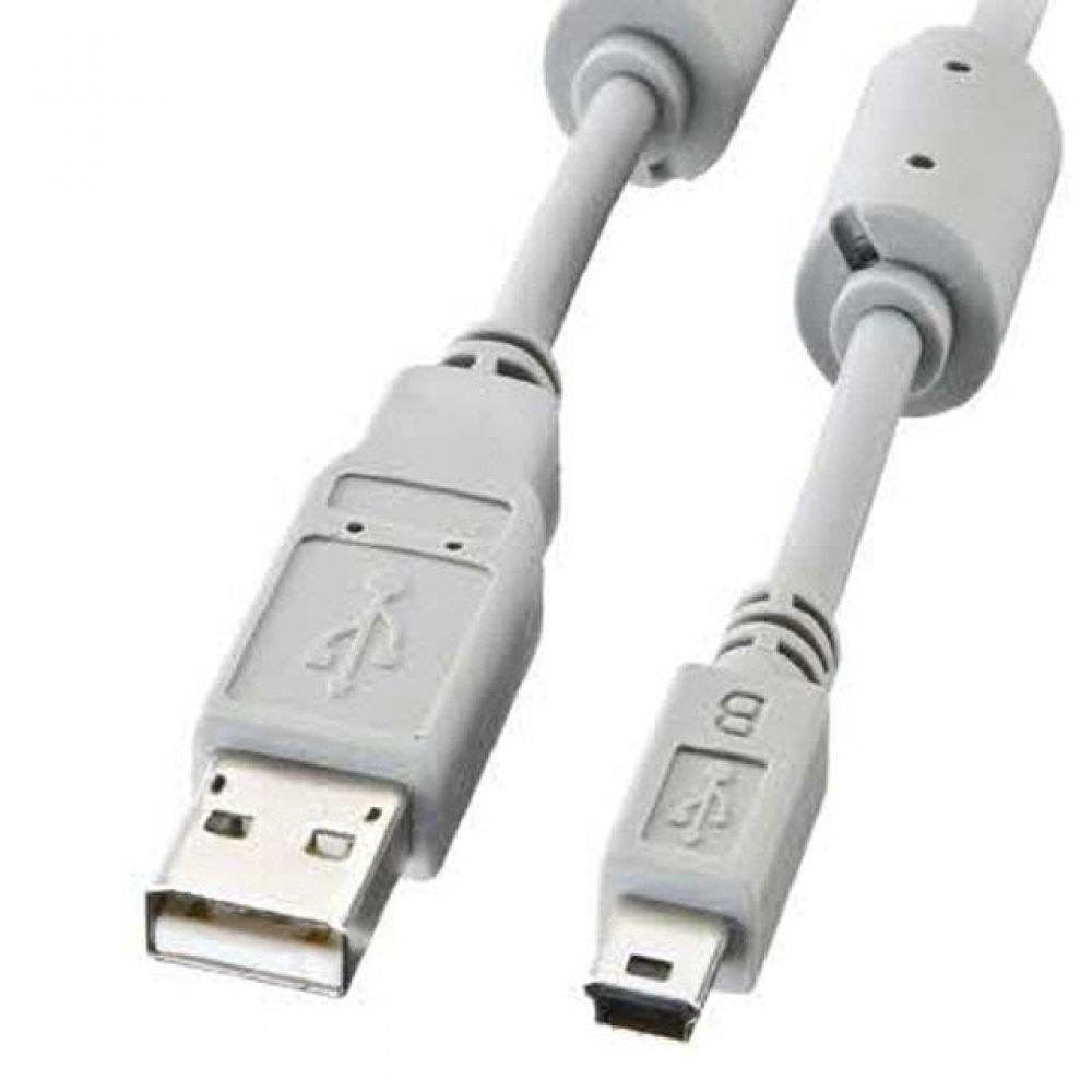 (K) 고급형 USB2.0 Mini 5핀 케이블 3M /2중 차폐 쉴드/ 트위스트 페어/ EMI 필터/ 금도금 핀