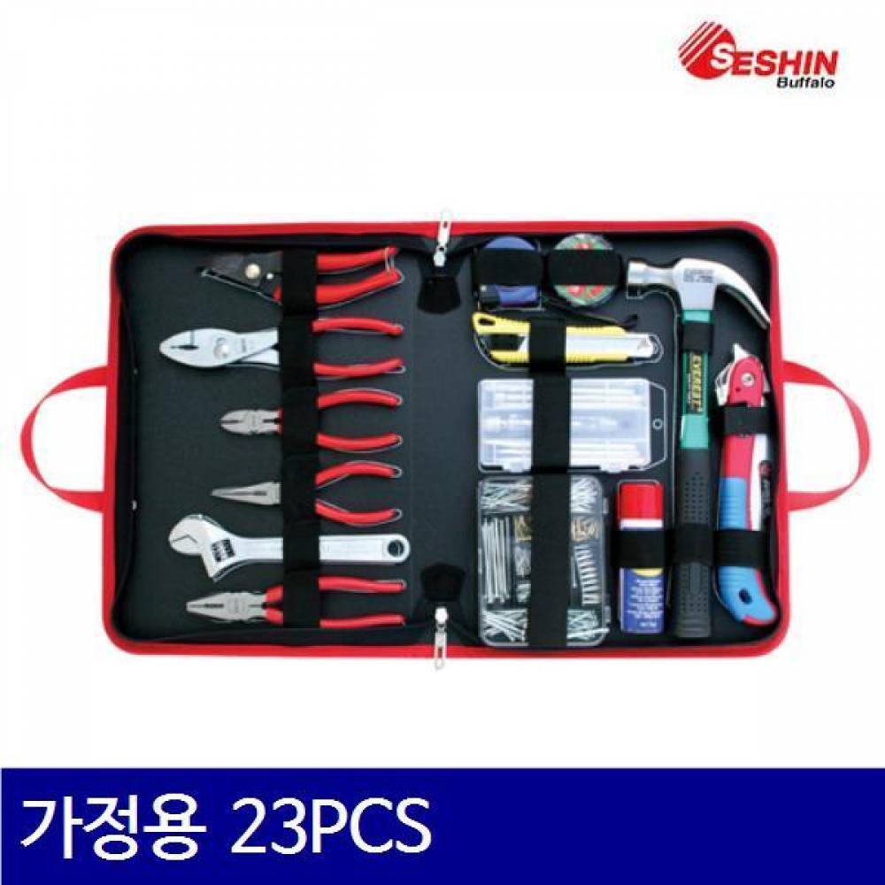 세신버팔로 1000034 가정용 공구세트 가정용 23PCS 377 x 270mm (1EA)