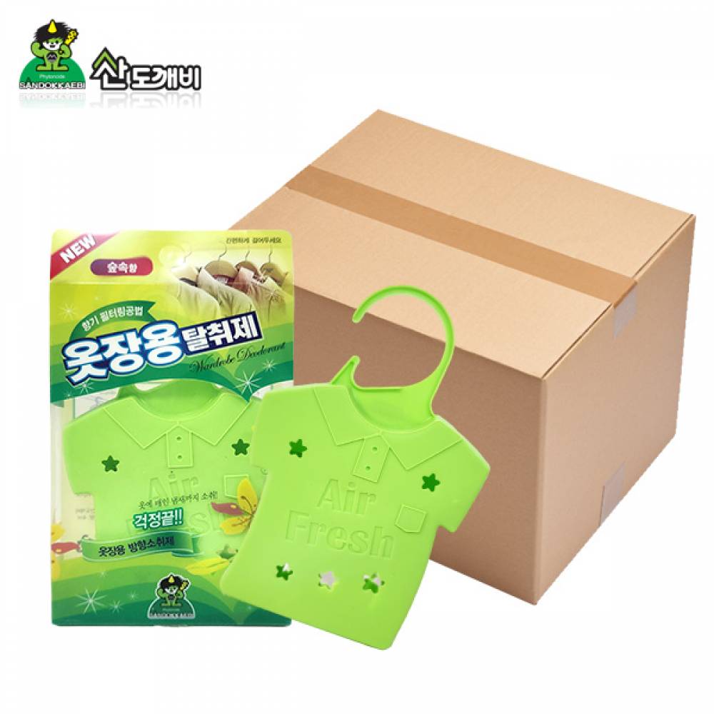 슈마켓 옷장용 탈취제 숲속향 한박스 24개입