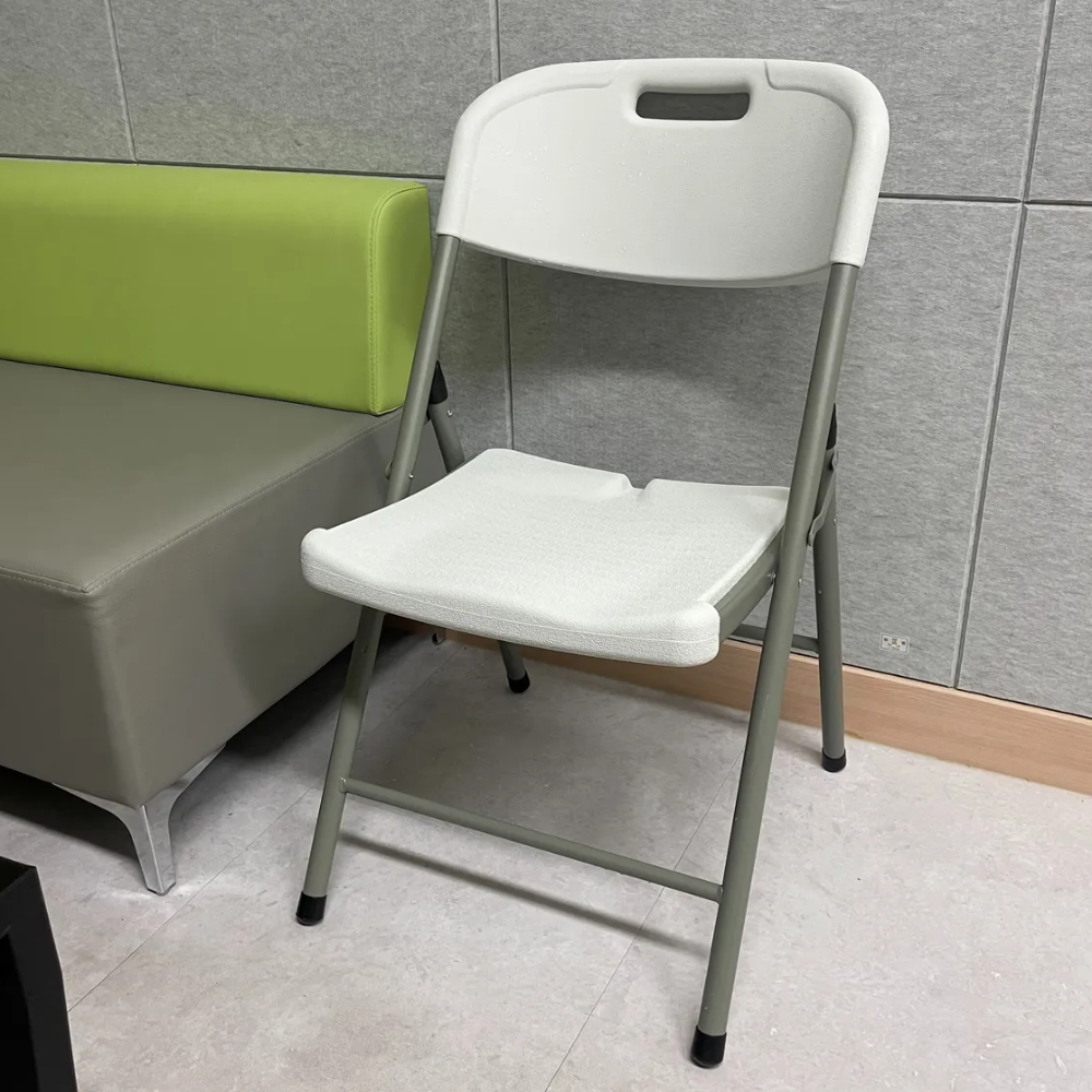 행사용 플리마켓 야외용 학교 센터 기관 접이식 등받이 편한 의자