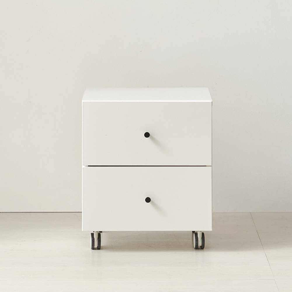 C7420 2단 이동식 서랍장 400 2colors