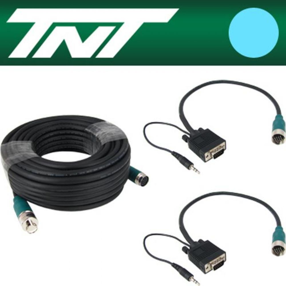 TNT RGB 스테레오 분리형 배관용 케이블 21M