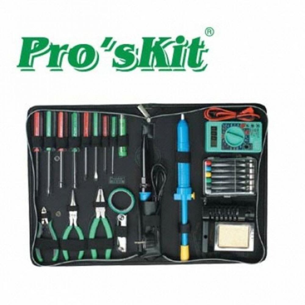 (T9159) Prokit 공구세트/ 가방형/인두/ 디지털 테스터/ 드라이버 등