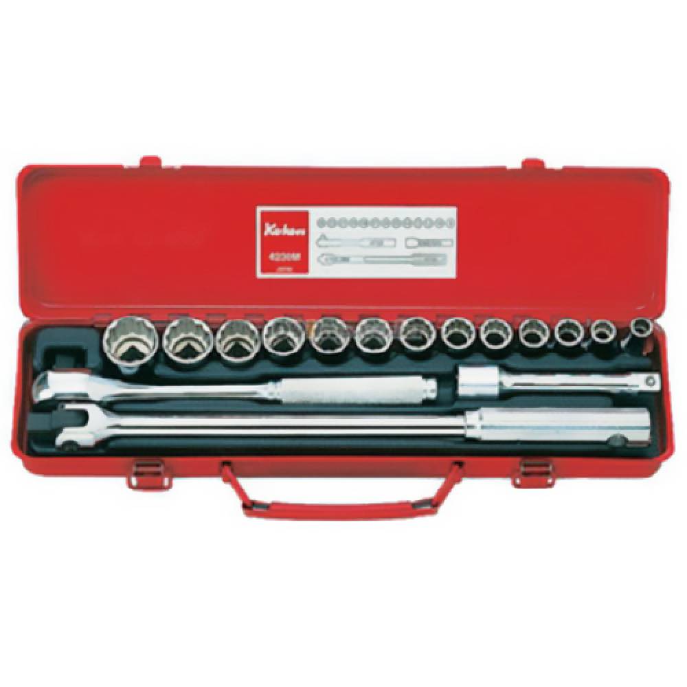 코겐 소켓렌치세트 4255M-12P 1/2인찌 16pcs 12각