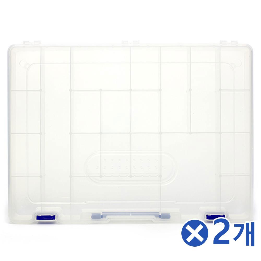 악세사리정리 컬렉션박스 특대-색상랜덤x2개 책상정리