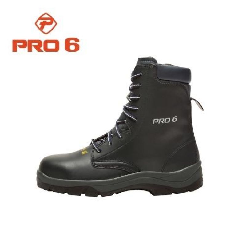 PRO6 8인치 일반작업용 기능성 절연화 네이비 남여공용