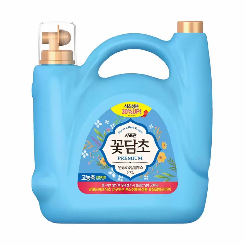 샤프란 꽃담초 연꽃 유칼립투스향 섬유유연제 5.7L x 2