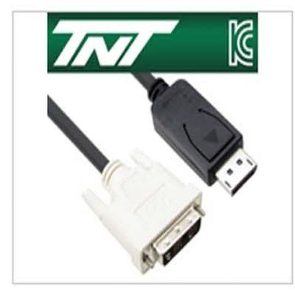 (K)DisplayPort to DVI 케이블 5M /DisplayPort 20핀(Male) to DVI 18 1핀(Male) 변환 케이블