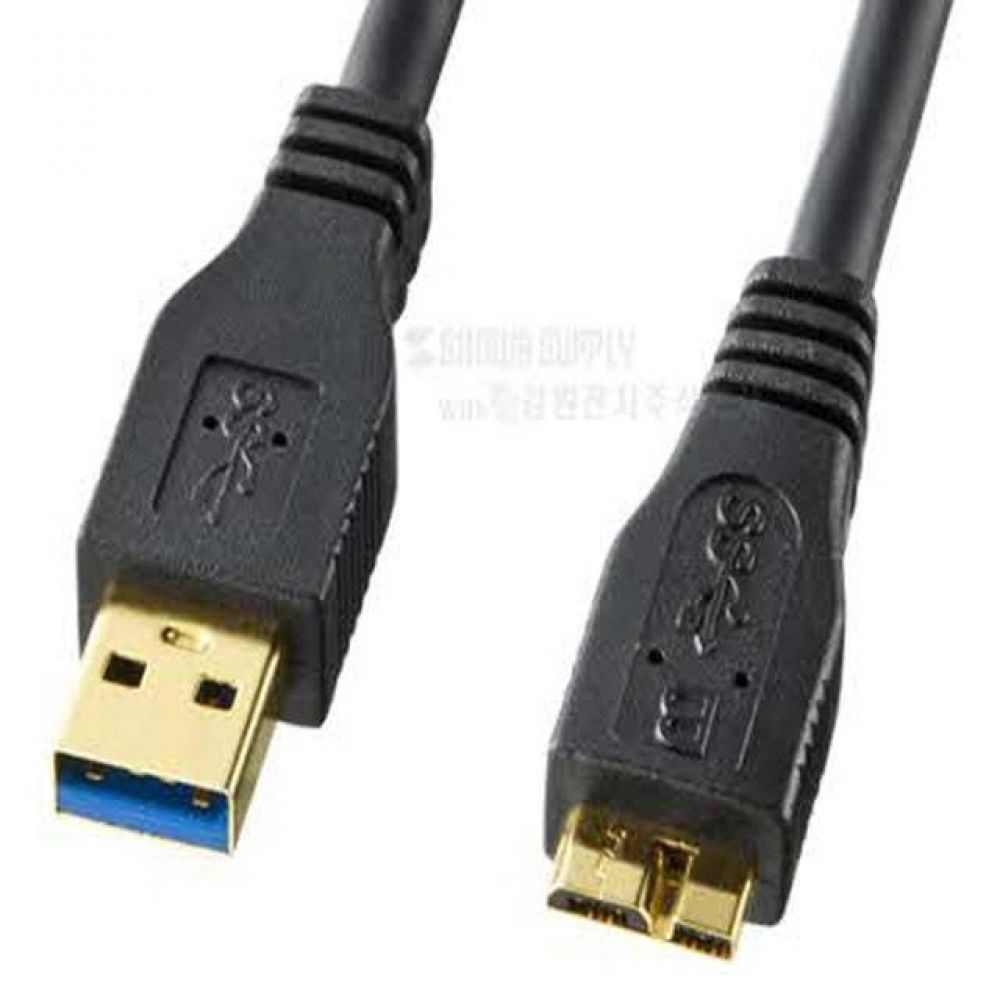 (K)고급형 금도금 USB3.0 Micro-B 케이블 0.5M /고급형 USB3.0 케이블 Super Speed 5Gbps 지원
