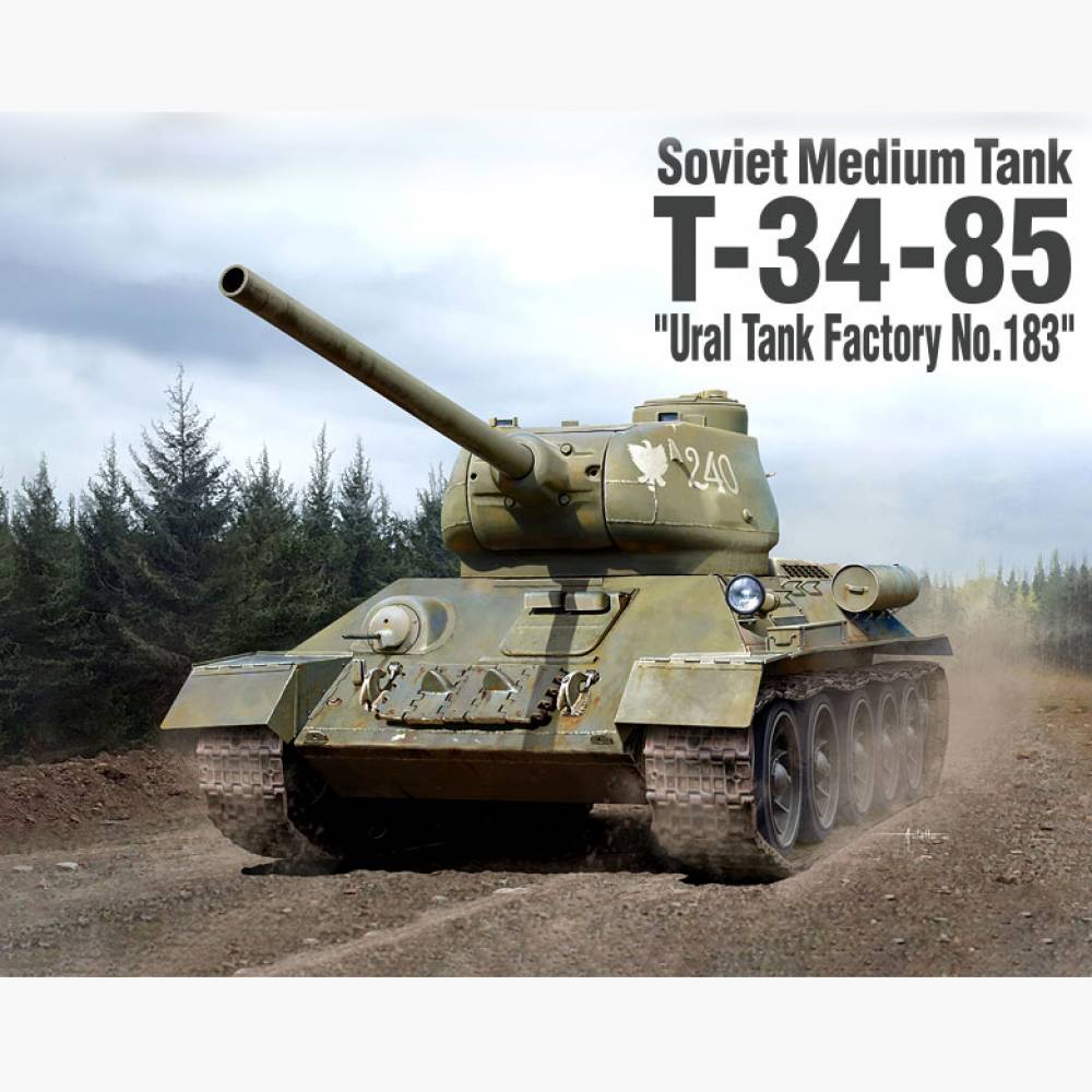 35sc 소비에트 연방 중형전차 T-34-85 183번 우랄 전차 공장