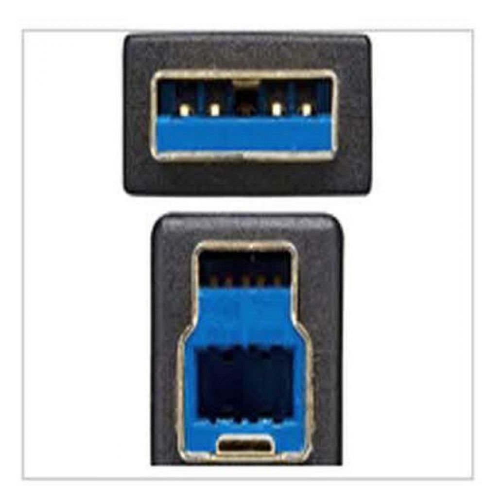 (K)고급형 금도금 USB3.0 AM-BM 케이블 1.5M /고급형 USB3.0 케이블/ Super Speed 5Gbps 지원