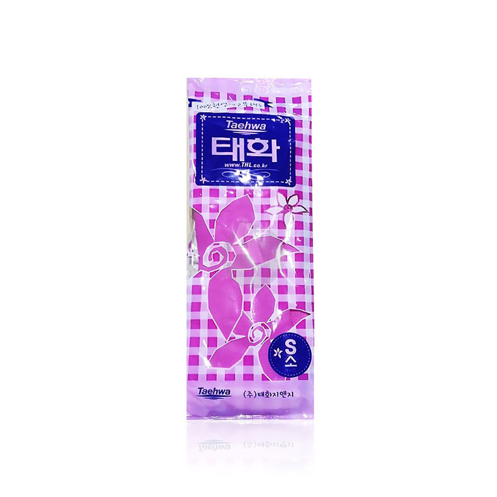 태화 미니 분홍 S 소 X 50개 고무장갑