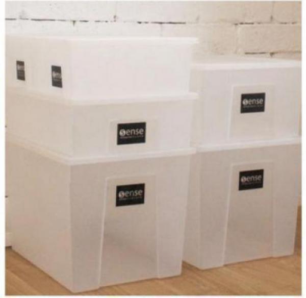18AO창신리빙 센스정리함 4호 (275*375*258mm)/6개입/수납함/정리함/수납용품/생활용품/다용도함