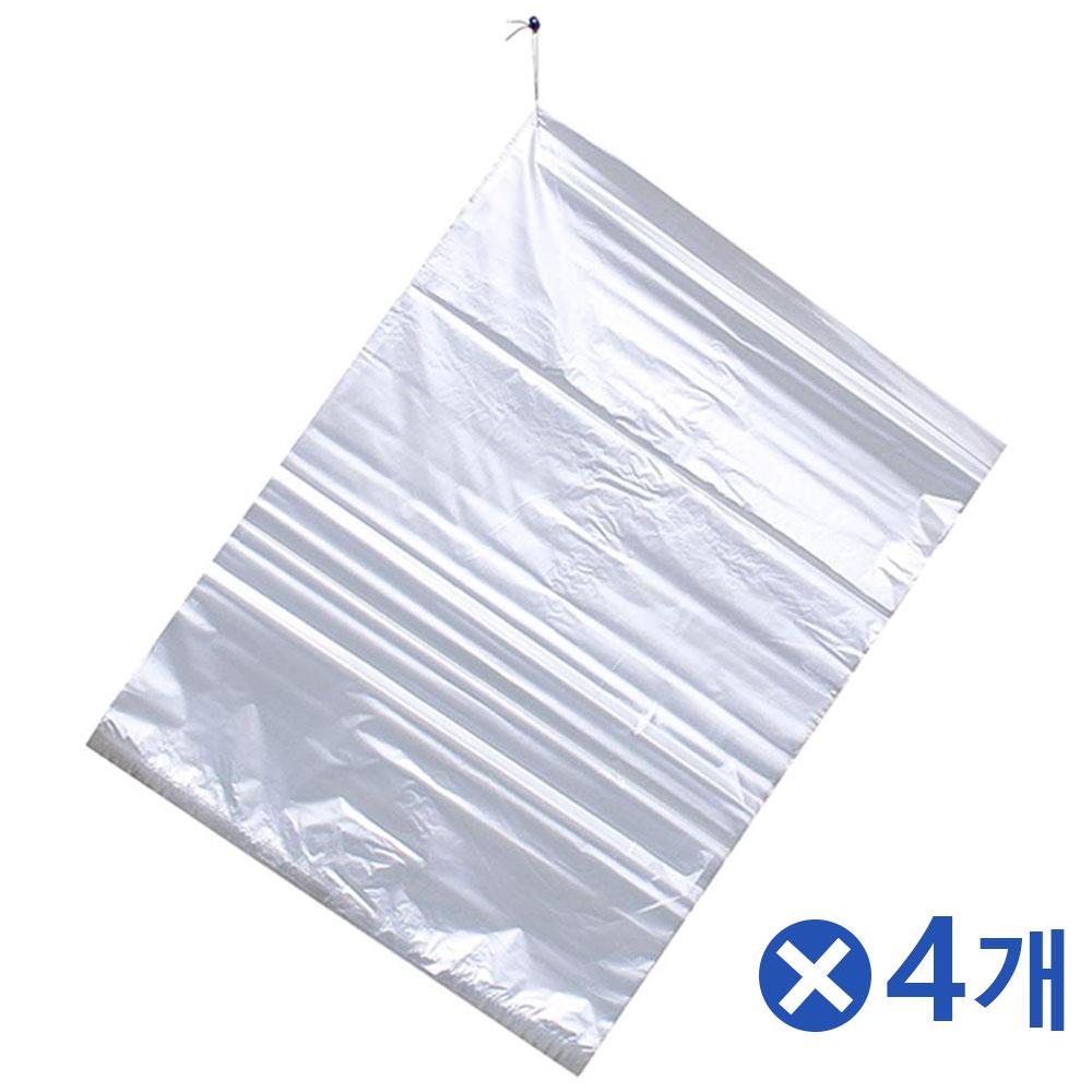 100매 흰색-48 다용도 비닐봉투x4개 분리수거봉투