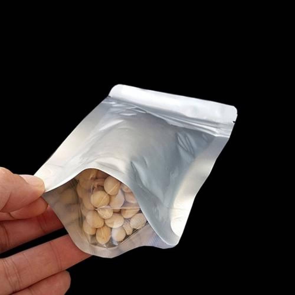 밑면투명 지퍼스탠드 알루미늄 봉투 13X20cm 500매