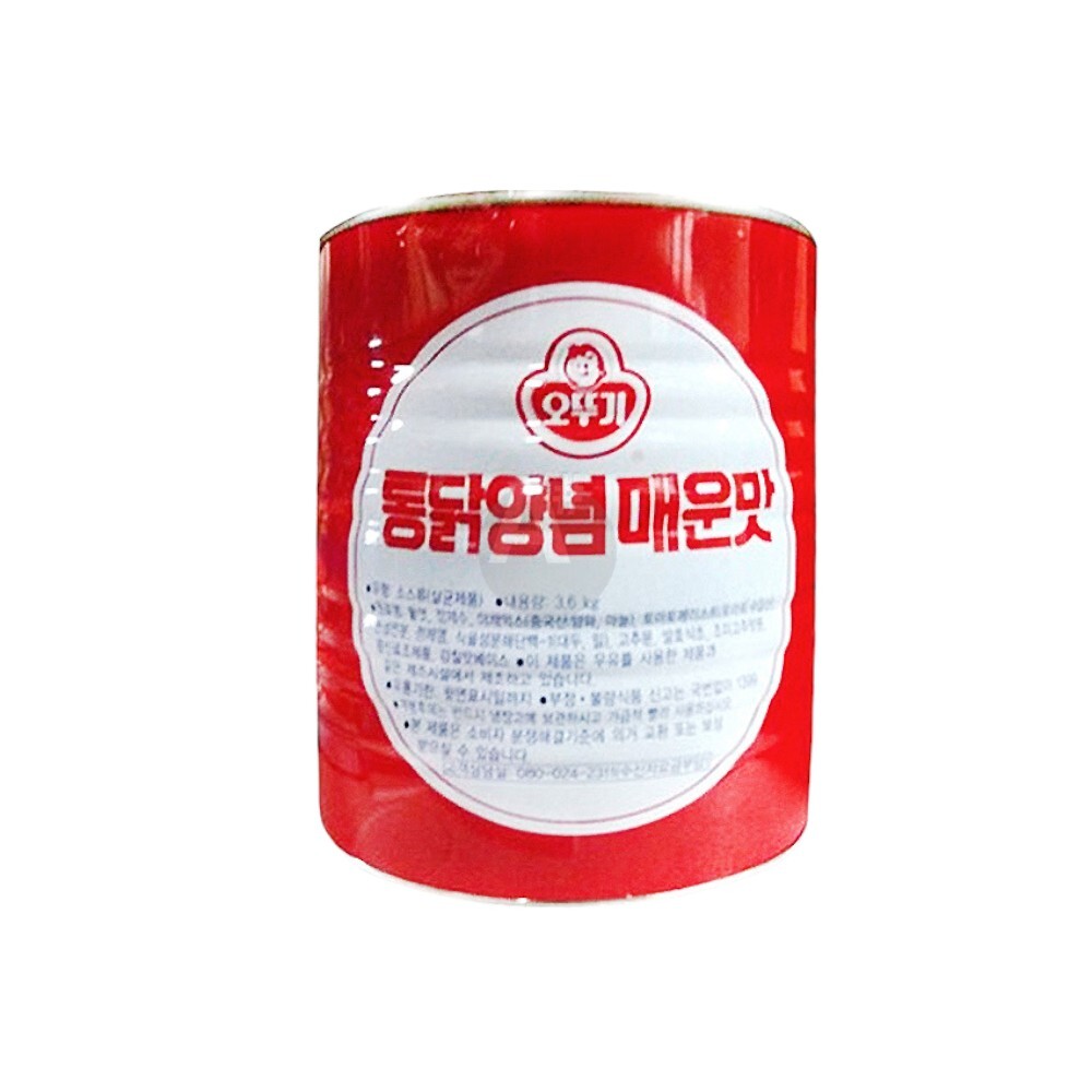 오뚜기 통닭양념 매운맛 3.6Kg X 6개