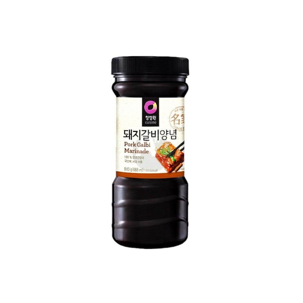 청정원 돼지갈비 양념 840g X 12개