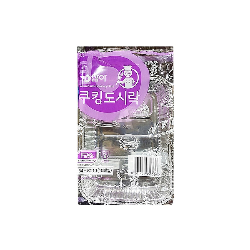 삼아알미늄 은박 도시락용기 LB-4 10입 X 50개