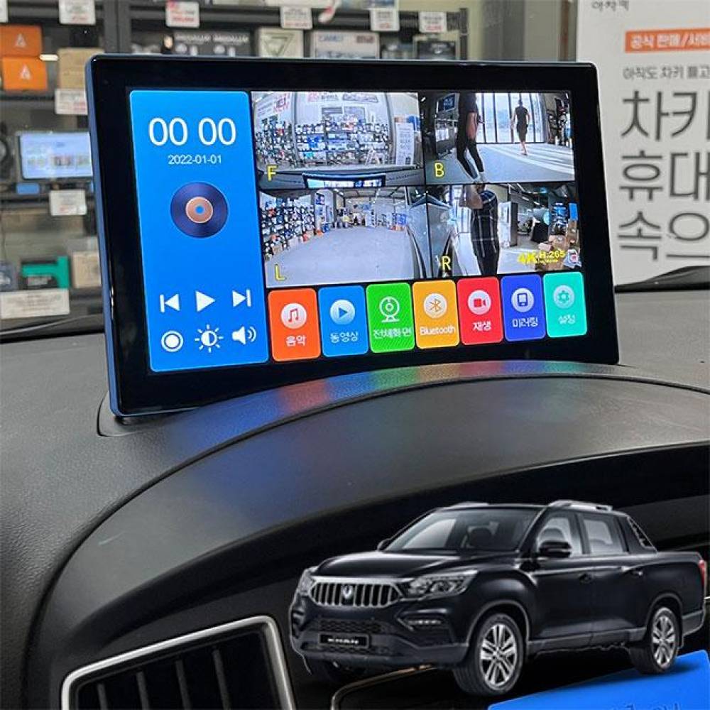 렉스턴스포츠칸 제임스P 10.1인치 4채널블랙박스