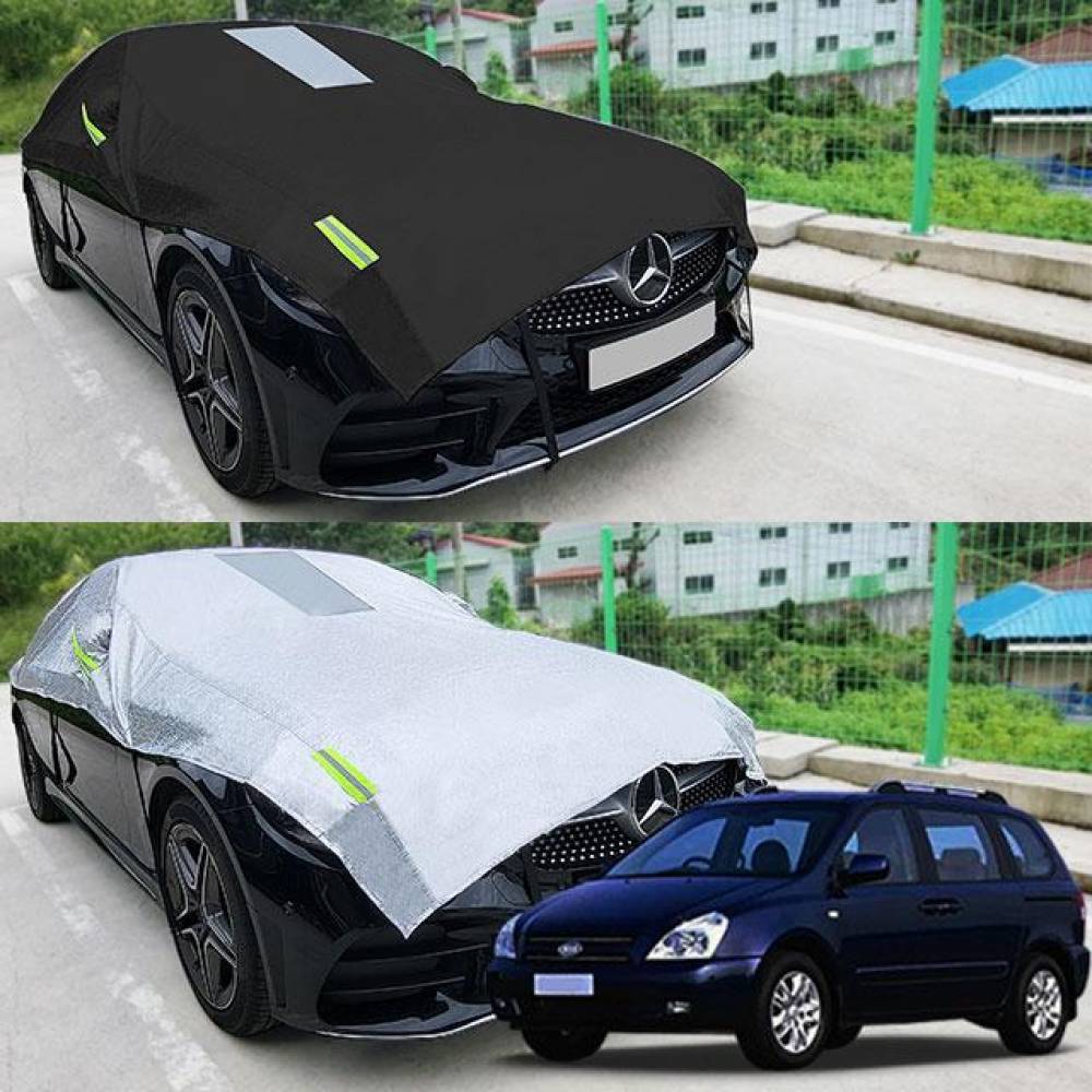 카니발2 자동차커버 반커버 성에방지 커버