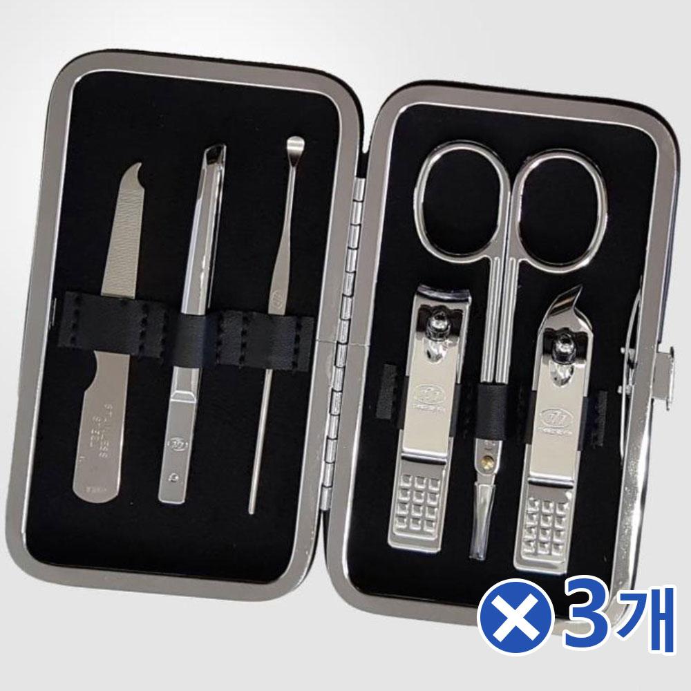 네일케어 손톱깎이세트 TS-399VC-블랙x3개 손톱정리