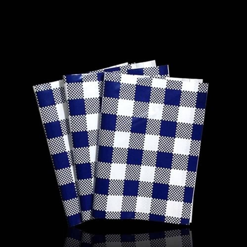 질긴 LDPE 체크 택배봉투 40X49cm 접착4cm 100매