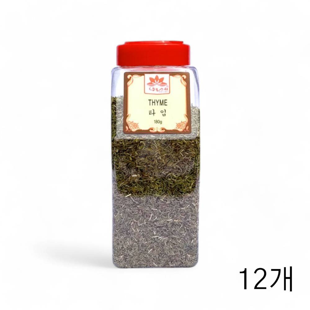 은진물산 타임 180g X 12개 허브향신료 시즈닝 씨즈닝 타임향신료 가루 스테이크향신료