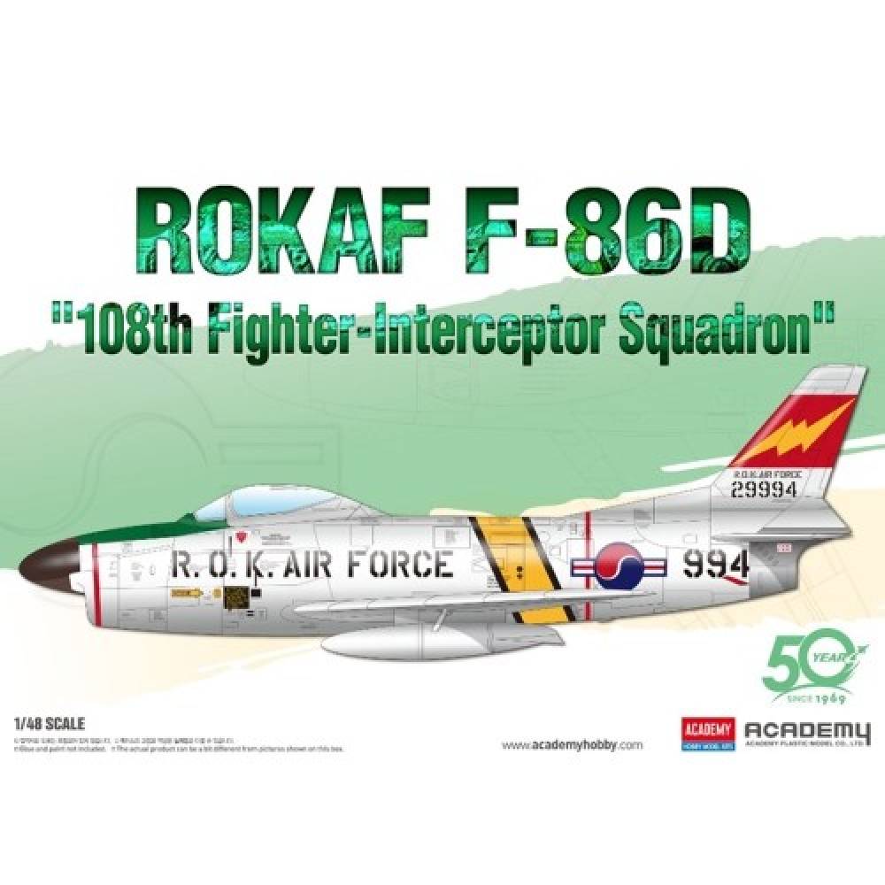 48sc 대한민국공군 F86D 108 요격전투비행대