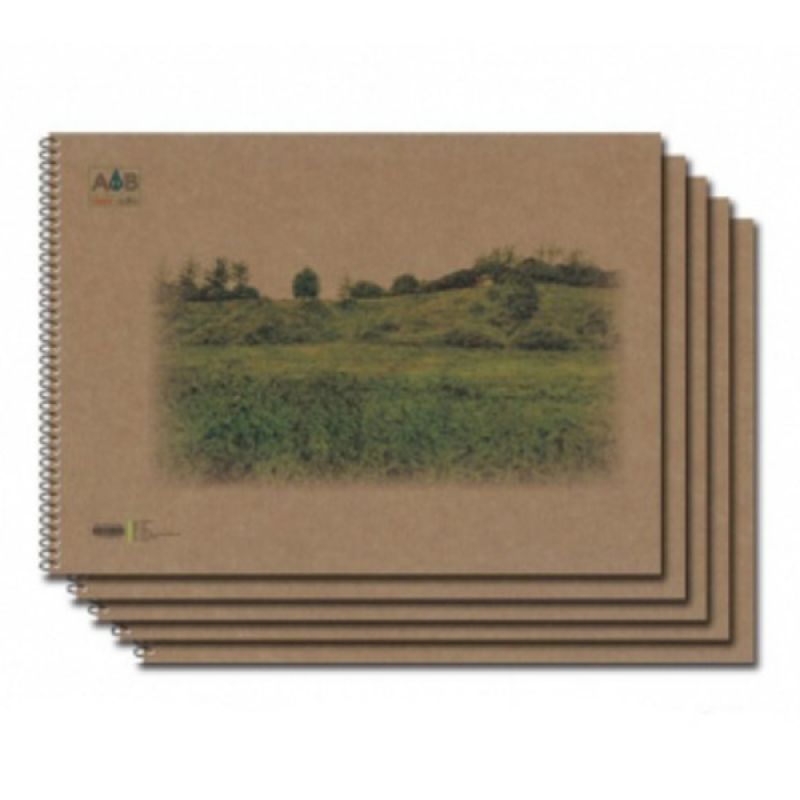 AnB  4절 스케치북 드로잉북 소묘180g 18매 백상지 박스단위(20권)
