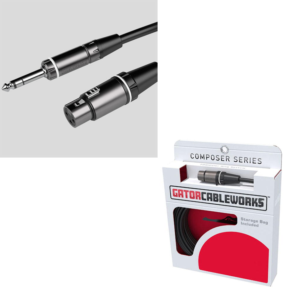 XLR(F) TRS 6m to 오디오케이블 OWmt202 오디오잭