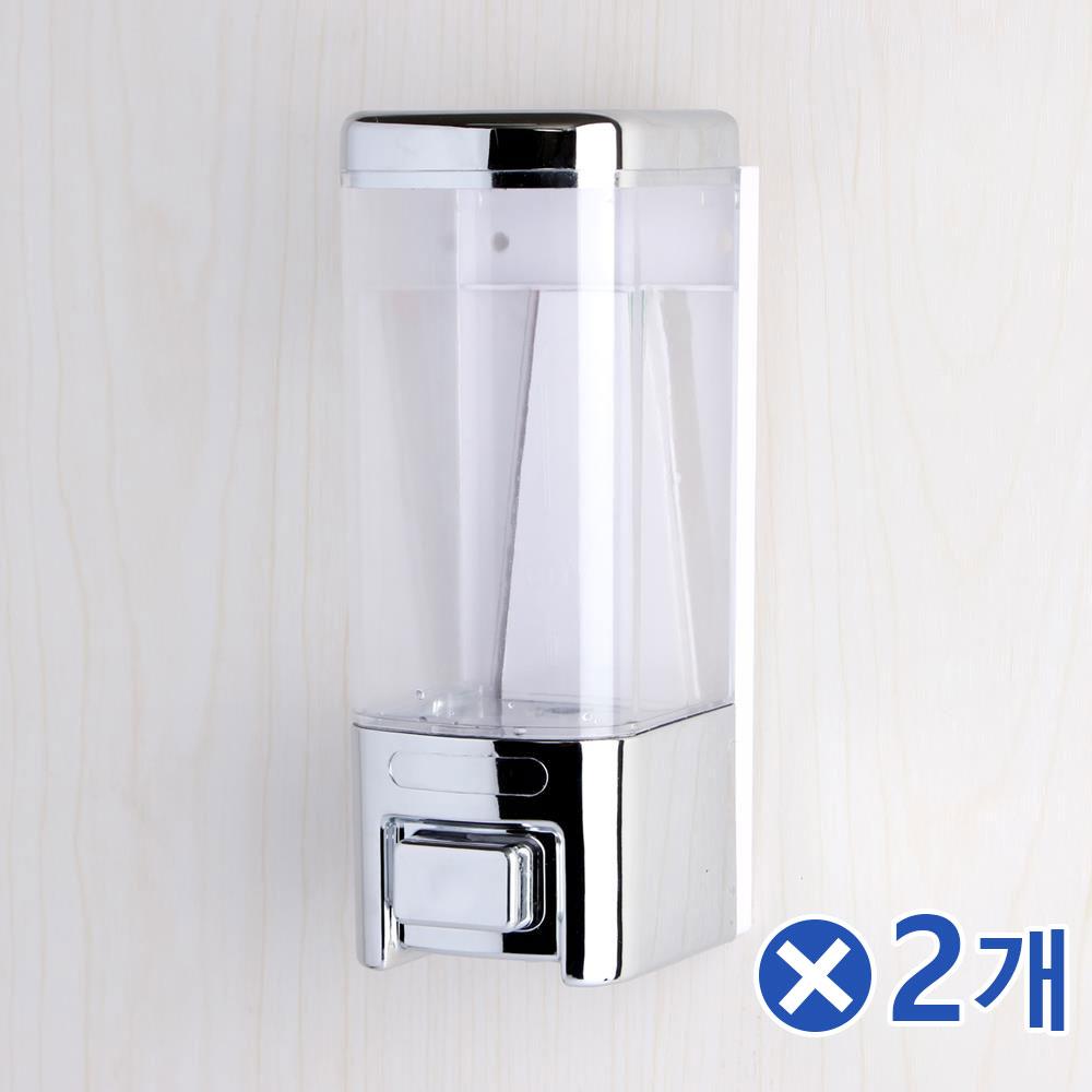 베이직 물비누 디스펜서 500mlx2개 손세정제 욕실소품