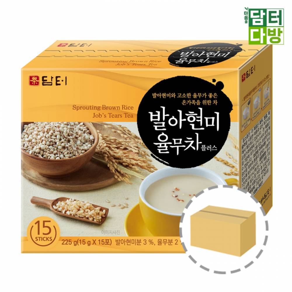 (무배) 담터 발아현미 율무차 15스틱 1BOX (12개입)