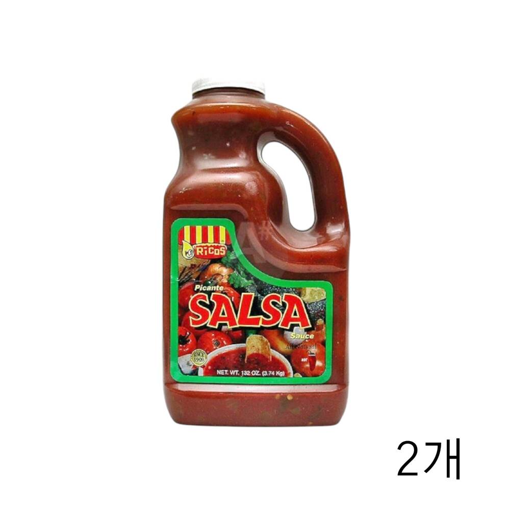 리코스 살사소스 3.74Kg X 2개 나초소스 멕시칸요리 대용량 업소용식자재 토스트소스