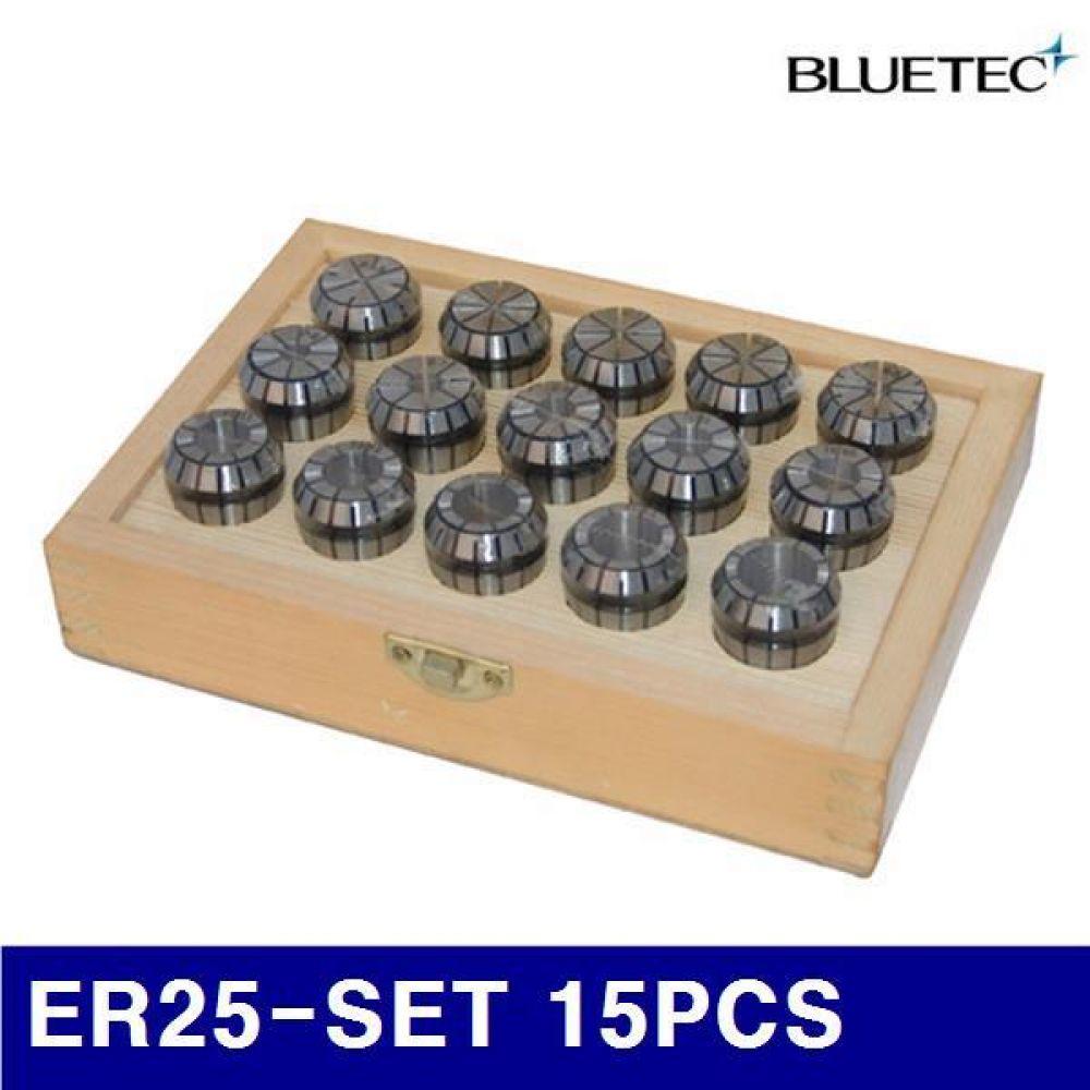 블루텍 4005137 스프링콜렛 세트 ER25-SET 15PCS 2.0-16파이 (1EA)