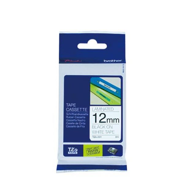 브라더 라벨테이프 12mm(녹색 검정) 4390248