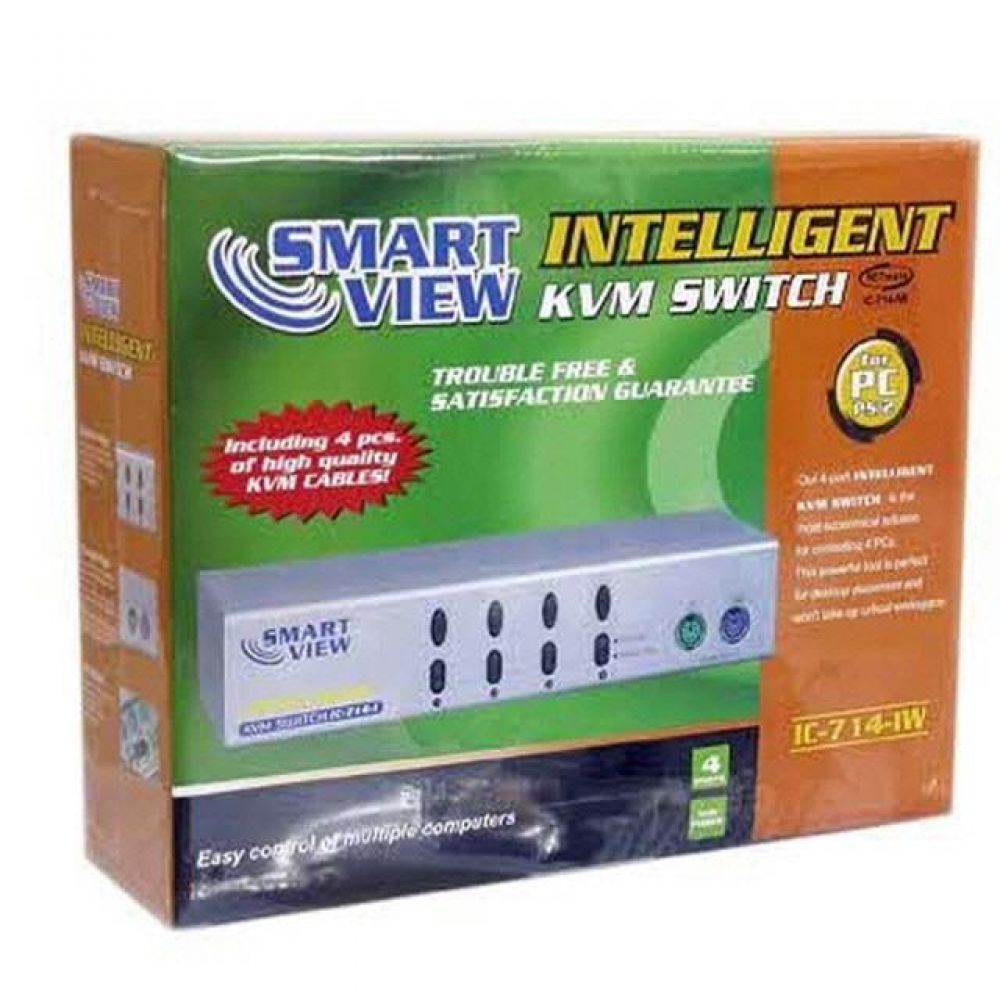 NETMate KVM 41 스위치 케이블포함