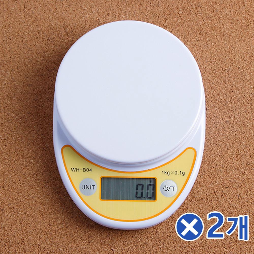 계량용 디지털 정밀 주방저울 0.1gx2개 카페필수품