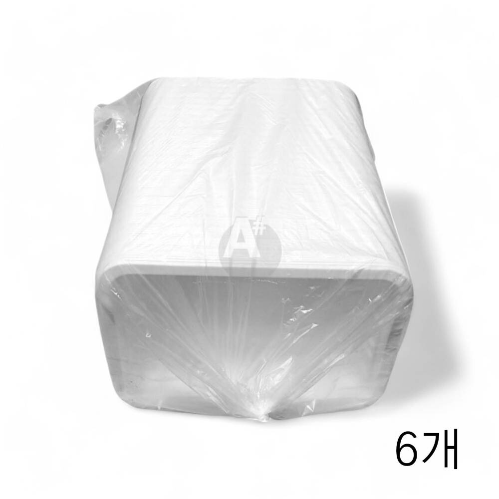 GS 바베큐용 일회용기 소 19X3.5cm 100EA X 6개 음식점 배달용기 포장용기