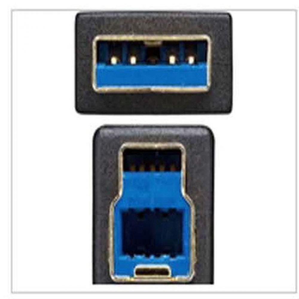 (K)고급형 금도금 USB3.0 AM-BM 케이블 1M /고급형 USB3.0 케이블/ Super Speed 5Gbps 지원