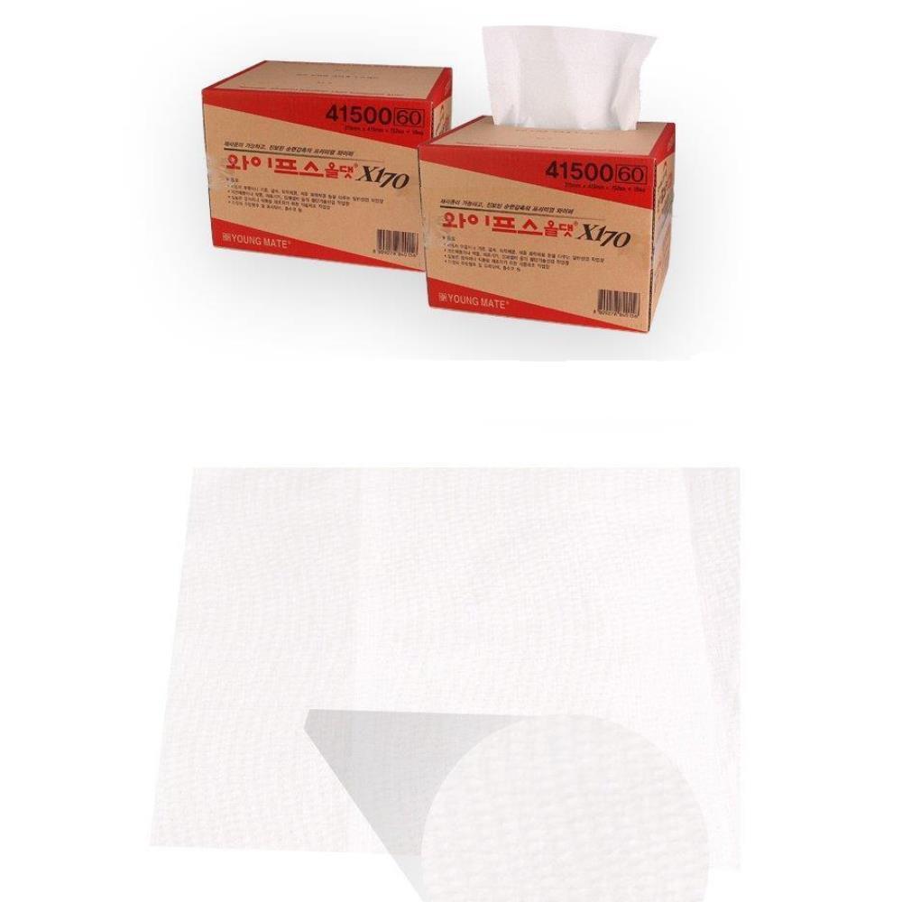 펄프와폴리결합 다용도와이퍼 1BOX 산업용와이퍼 걸레