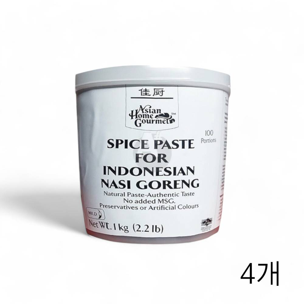 인도네시아 나시고랭 삼발 소스 1Kg X 4개 식당용 식자재 액상양념 조미액상소스 업소용