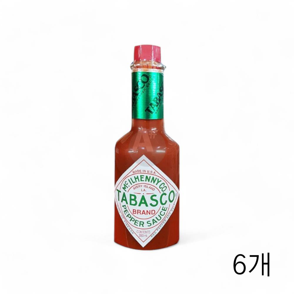 오뚜기 타바스코 페퍼 소스 350g X 6개 피자 스파게티 매운소스 핫소스 매운맛소스