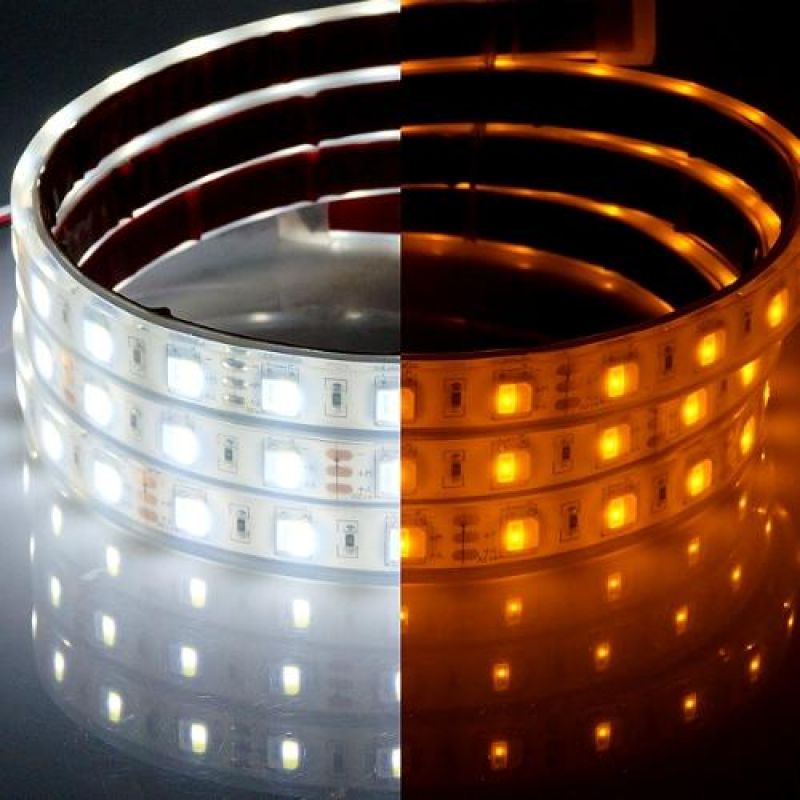 차량용 2WAY LED바 일반타입 검정띠 500cm 자동차 라이트튜닝용품