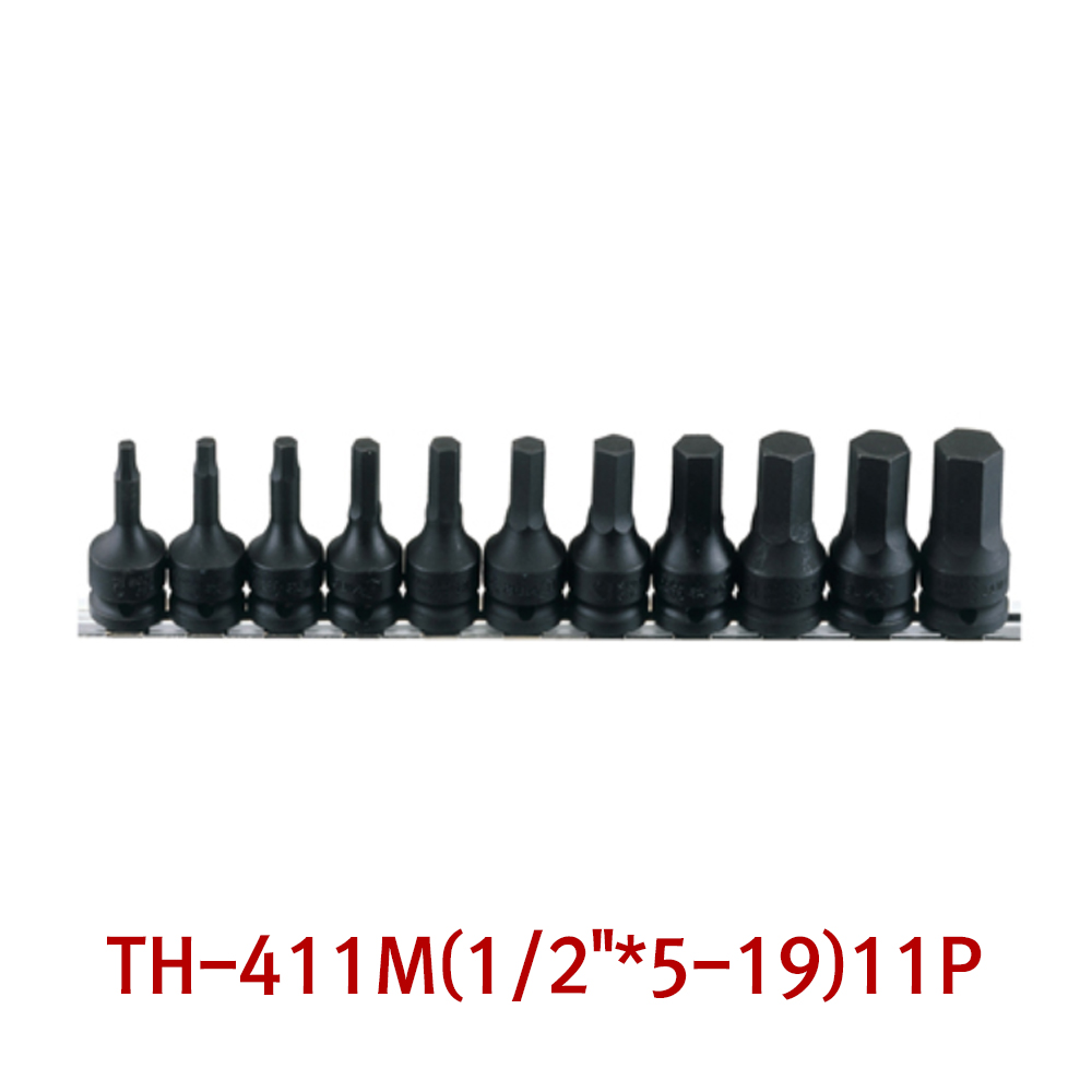 지니어스 육각비트 소켓세트 (임팩트) TH-411M 11PCS